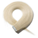 S-noilite Blonde Tape in Hair Extensions Human Hair for Women Tape in Extensions Glue in Hair Seamless Skin Weft Invisible Double Sided Tape Silky Straight 20Pcs 60g (18 Inch