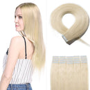 40 PCS Tape In Hair Extensions Real Human Hair Invisible Seamless Skin Weft Double Side Tape Remy Human Hair Hightlight Balayage Natural Long Straight For Women (20'',100g/40pcs,