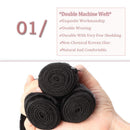 100% Unprocessed Brazilian Hair Bundles Virgin Hair Weave Straight Human Hair weft Hair Bundles Grade 7A Soft Natural Hair For African Americans Women Natural Black 12'' 100g Rich Choices