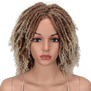 Style Icon 6" Short Dreadlock Wig Twist Wigs for Black Women Short Curly Synthetic Wigs (6", T27/613) Style Icon Store