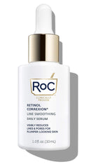 RoC Retinol Correxion Smoothing Serum, Daily Anti-Aging Wrinkle and Skin Care Treatment with Squalane & Ashwagandha, 1 Fl Oz RoC