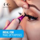 Coco's Closet Tweezers for Eyebrows - Surgical grade Stainless Steel Slant Silver Tweezer - Precision for Ingrown Hair Removal Coco's Closet
