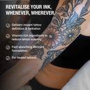 Stories & Ink Tattoo Care | HIGHLIGHTING BODY OIL for Healed Tattoos | Instant Glow Oil to Enhance Ink Vibrancy & Refresh Faded Tattoos | Lightweight Non-Greasy Daily Hydration, 100 mL / 3.4 Fl Oz Infinity Warehouse