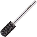 USA Pana 3/32" Safety Nail Carbide - Smooth Round Top Large Barrel Head for Electric Dremel Drill Machine - Grit Size: (5XC to Extra Fine) (4X Coarse, Large Barrel - DLC Black) PANA