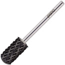 USA Pana 3/32" Safety Nail Carbide - Smooth Round Top Large Barrel Head for Electric Dremel Drill Machine - Grit Size: (5XC to Extra Fine) (4X Coarse, Large Barrel - DLC Black) PANA