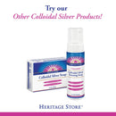 Heritage Store Body Gel Salve, Colloidal Silver, 2 Ounce HERITAGE STORE