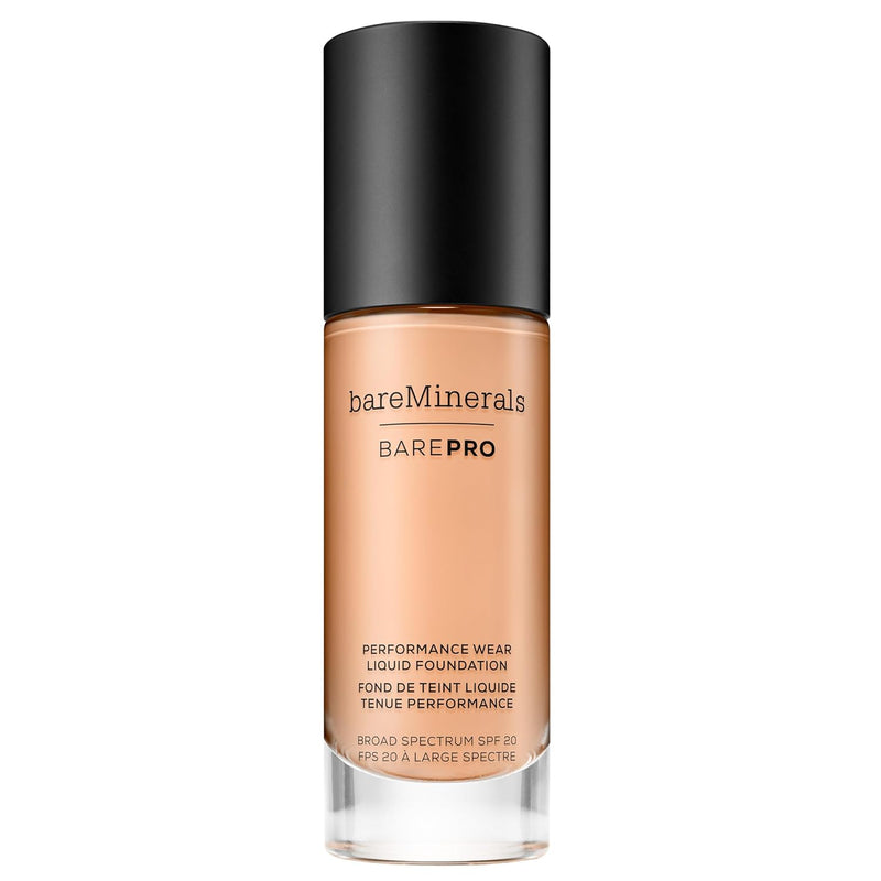 bareMinerals Barepro Performance Wear Liquid Foundation SPF 20, Breathable Makeup for Face, Full Coverage, 24HR Wear, Natural Matte Finish, Vegan Infinity Warehouse