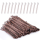 Bobby Pins,MORGLES Brown Bobby Pins for Hair Bob Pins Bulk with Box 120-Count (Brown,2.2 Inch) MORGLES Store
