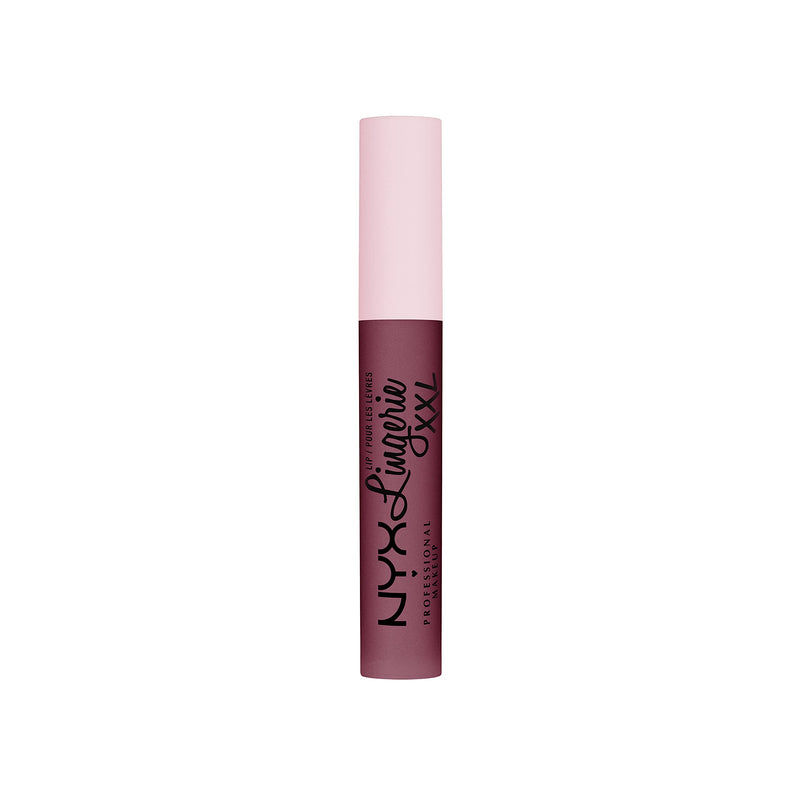 NYX PROFESSIONAL MAKEUP Lip Lingerie XXL Matte Liquid Lipstick - Bust-Ed (Purple Mauve) NYX PROFESSIONAL MAKEUP
