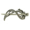 Tinsow 2 Pcs Silver Celtic Hair Slide Hairpins Hair Accessories Hair Clips, Creative Hair Barrette Minimalist Hair Claw Hair Pin Hair Accessories for Women (Style B S) Tinsow