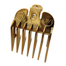Professional Hair Clipper Guards Guides Gold Color Coded Cutting Guides