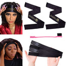 5PCS Edge Band for Wigs, Elastic Bands for Wig, Edge Scarf for Hair with Hair Edge Brush for Your Baby Hair, Non Slip Hair Wrap Elastic Headband Edge Laying Band For Baby Hair Closure Frontal Wigs LEEONS Store