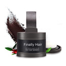 Finally Hair Dark Brown Dab-on Hair Fibers & Hair Loss Concealer, Hairline Creator, Eye Brow Enhancer, and Beard Filler. Dab-on Hair Fiber Shadow Powder (Dark Brown) Finally Hair