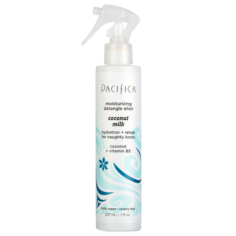Pacifica Coconut Milk Hair Detangler Spray – Leave-In Conditioning Elixir for Tangle-Free Hair – Instantly Detangles Knots, Adds Shine & Moisture, Prevents Breakage & Frizz – Vegan & Cruelty-Free Infinity Warehouse