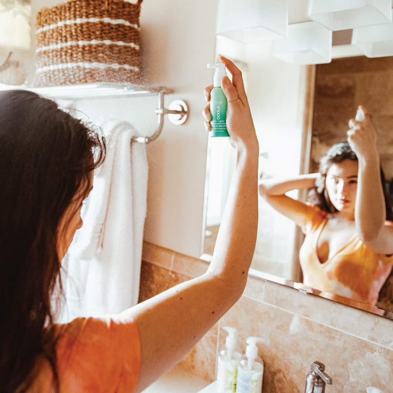 COOLA Organic Scalp & Hair Sunscreen Mist, Broad Spectrum SPF 30, Reef-Safe, Ocean Salted Sage, 2 Fl Oz martinandmark.com