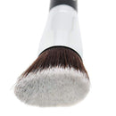 Flat Angled Kabuki Bronzer Brush - Beauty Junkees Contour Brush with Soft Dense Synthetic Bristles for Contouring, Blending, Buffing with Powder Cream Liquid Cosmetics, Vegan Makeup Brushes Beauty Junkees
