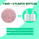 Solid Shampoo Bar And Conditioner Effect Hair Soap – 100% Organic Shampoo Bars For Hair With All Natural Plant Based Essential Oils And Zero Waste Biodegradable Packaging (Rose) BAMBOEARTH Store