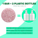 Solid Shampoo Bar And Conditioner Effect Hair Soap – 100% Organic Shampoo Bars For Hair With All Natural Plant Based Essential Oils And Zero Waste Biodegradable Packaging (Rose) BAMBOEARTH