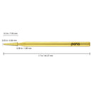 Pana 3/32" Sharp Point Bit Safety Nail Carbide Bit - Gold Color (Grit: Medium - M) for Electric Dremel Drill Machine PANA