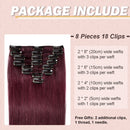 Hairro 100% Real Human Hair Clip in Hair Extensions 24 Inch Long