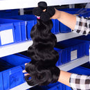 Brazilian Body Wave Human Hair Bundles Virgin Rrmy 10 12 14 16 Inch Human Hair Body Wave 4 Bundles Brazilian Hair Weave Bundles Natural Color Human Hair Extensions 4 Bundles (95-100g/bundle) Ayisha