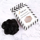 Bella Hair 100% Human Hair Scrunchies Messy Bun Hair Pieces for Women Wavy Curly Up-Do Chignon Extension (