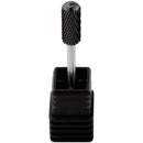 USA Pana 3/32" Safety Nail Carbide - Smooth Round Top Small Barrel Head for Electric Dremel Drill Machine (Black, Silver, Gold - 5XC to Extra Fine Grit) (Coarse, Small Barrel - DLC Black) PANA