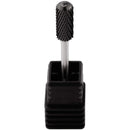 USA Pana 3/32" Safety Nail Carbide - Smooth Round Top Small Barrel Head for Electric Dremel Drill Machine (Black, Silver, Gold - 5XC to Extra Fine Grit) (Coarse, Small Barrel - DLC Black) PANA