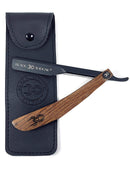 Barber Straight Razor, Professional Barber Straight Edge Razor - Barber Razor Compatible with Straight Razor Blade for Barber by Black Widow (1.5mm) (Wood) Black Widow Executive Brand Razor