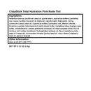 ChapStick Total Hydration Moisture + Tint Pink Nude Tinted Lip Balm Tube, Tinted Moisturizer - 0.12 Oz Chapstick
