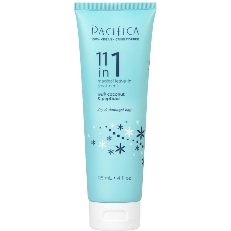 Pacifica Leave In Conditioner - 11 in 1 Magical Hair Treatment - Strengthen & Repair Damaged Hair - Deep Conditioning for Dry Hair Adds Shine & Anti-Frizz for Straight, Wavy & Curly Hair Care, Vegan Infinity Warehouse