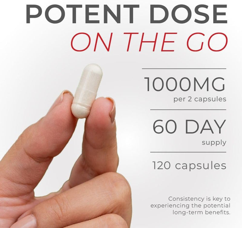 Neurogan Urolithin A PRO Capsules - 1000mg, 120 Ct - Advanced Cellular Health, Post Biotic Supplements - Ultra Micronized Urolithin A Supplement, Sourced from Pomegranate Extract Infinity Warehouse