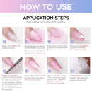 Dip Powder Nail Kit Starter, AZUREBEAUTY Blue Black 8 Colors Acrylic Dipping Powder System Essential Liquid Set with Top/Base Coat Activator Brush Saver for French Nail Art Manicure Beginner DIY Salon AZUREBEAUTY