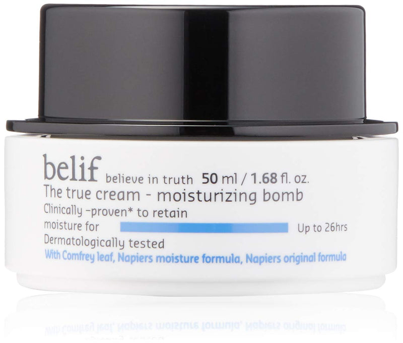 Belif the True Cream Moisturizing Bomb | Moisturizer for Dry Skin | Face Cream, Hydration, Clean Beauty, 1.68 Fl Oz (Pack of 1) belif