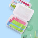 Dental Floss Picks, FAMILIFE Kids flossers Toddler Threaders Children Unwaxed Unflavored Fluoride Free Dental Floss Child Kid Flossing Sticks with Travel Cases 200 Picks FAMILIFE Store