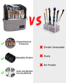 Makeup Brush Case Stand-up (gray, Small) TANTO