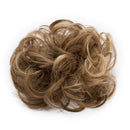 Messy Hair Bun Extensions Synthetic Updo Chignons Donut Elastic Bride Bun Ponytail Scrunchy Hairpiece Wig Accessory for Women 35g Ginger Brown Mix Golden Blonde-Medium Hairro
