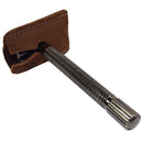 Hide & Drink, Leather Double Edge Safety Razor Head Protective Sheath, Shaving Travel Cover, Handmade Includes 101 Year Warranty :: Swayze Suede Hide & Drink