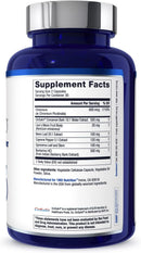 1MD Nutrition - Cinnamon bark 10:1 Water Extract, Chromium, Neem Leaf, Berberine, Cayenne Pepper 5:1 Extract, Lion's Mane, Gymnema Leaf and Stem - 60 Capsules Infinity Warehouse