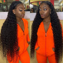 Brazilian Kinky Curly Bundles with Closure（22 24 26+20）10A Virgin Human Hair Bundles with Closure Remy Curly Hair 3 Bundles with Lace Closure Free Part Jerry Curl Hair Bundles YOCYTU