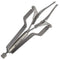 Americanails Ergo-Series Automatic Eyebrow Tweezers, ErgoTweez Stainless Steel Retractable Tweezers, Slant Tip Precision Facial Hair Remover, Professional Salon Tools AMERICANAILS .COM