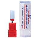 Americanails Pro-Series Ceramic Carbide E-File Bits, Professional Acrylic Nail File Drill Bit for Manicure Pedicure, Gel Nail Polishing and Filing Tools - Large Barrel, Fine AMERICANAILS .COM