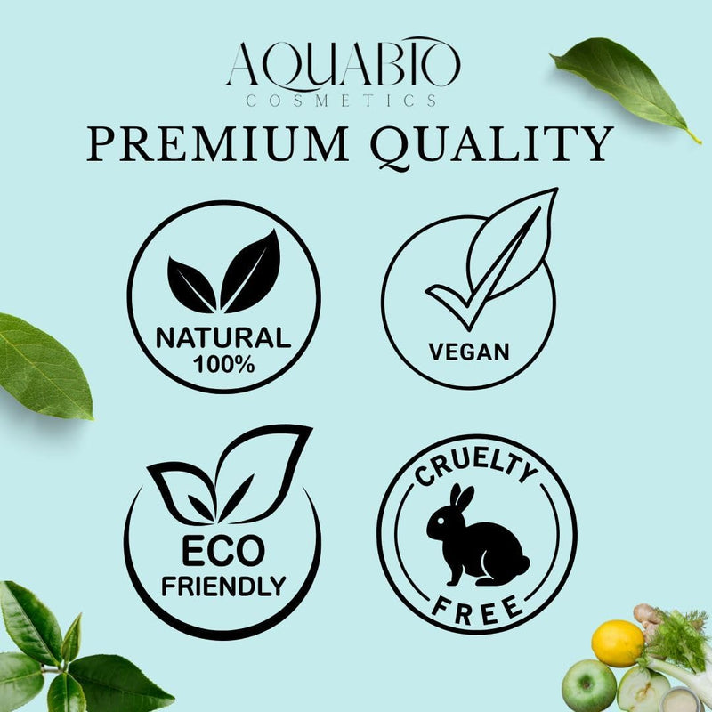 AquaBio Organic Hydrating Toner with Rose Water & Aloe Vera, Moisturizing Toner for Dry Skin, Vegan & Alcohol-Free, Calming & Nourishing, Gentle & Balancing, Purifying & Brightening Formula 6.75 Oz Infinity Warehouse