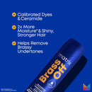 MATRIX Brass Off Blue Shampoo and Pigmented Conditioner Set - Tones and Removes Brassy Orange Undertones, For Color Treated Hair or Lightened Brunettes, Premium Salon Conditioner & Vegan Infinity Warehouse