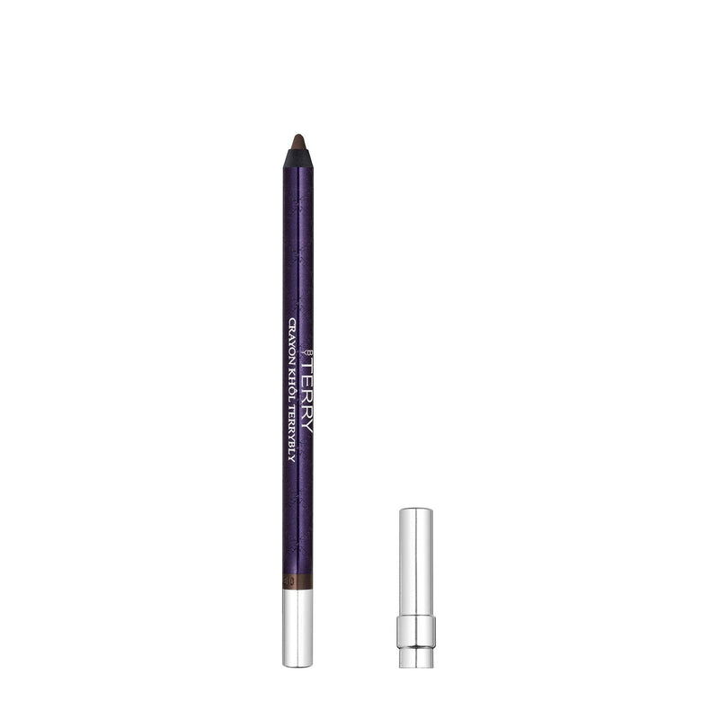 By Terry Crayon Khol Terrybly Waterproof Eyeliner Pencil | Black Print | Highly-Pigmented, Long-lasting | 1.2g (0.04oz) By Terry