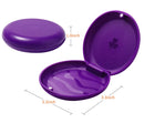 [2 Pack] Retainer Case, Solid Orthodontic Retainer Case-PURPLE ZIZNBA Store