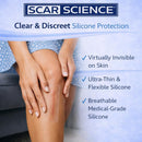 Medical Grade Silicone Scar Sheets - 7" Reusable Water-Resistant Silicone Tape for Scars - Clear Breathable Tape for C-Section, Tummy Tuck, Surgical Scars, and Keloids - 4-Pack Infinity Warehouse