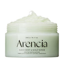 Arencia Fresh Cloud Sea Salt Body & Scalp Scrub (Black) - Gentle Exfoliation for Softer, Refreshed Skin and Scalp, Korean Skin Care Infinity Warehouse