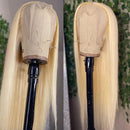 ISEE Hair 613 Blonde Straight Lace Front Wigs 13x4 Brazilian Human Hair Wigs for Women 613 Blonde Lace Frontal Wigs Pre Plucked With Baby Hair 150% Density (24 Inch, 613 Blonde Color) ISEE Store