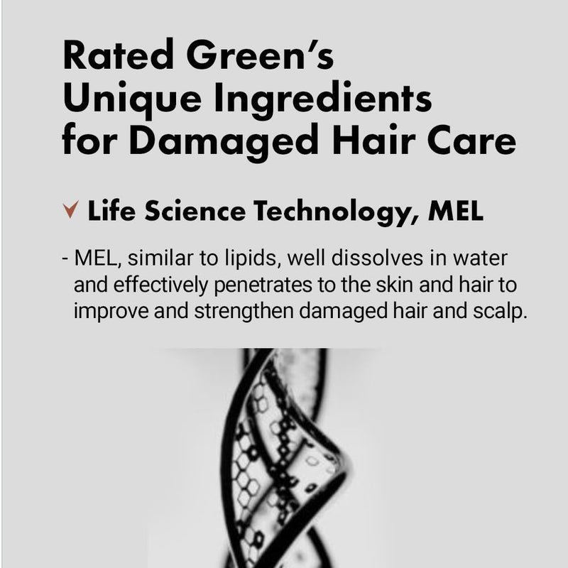 RATED GREEN Real Argan Cold Press Argan Oil Repairing Shampoo w. 13 Peptide Complex | Intensive Repair & Moisture for Damaged, Brittle Hair | Silicone-Free, Korean Vegan Formula | 13.52 fl oz Infinity Warehouse